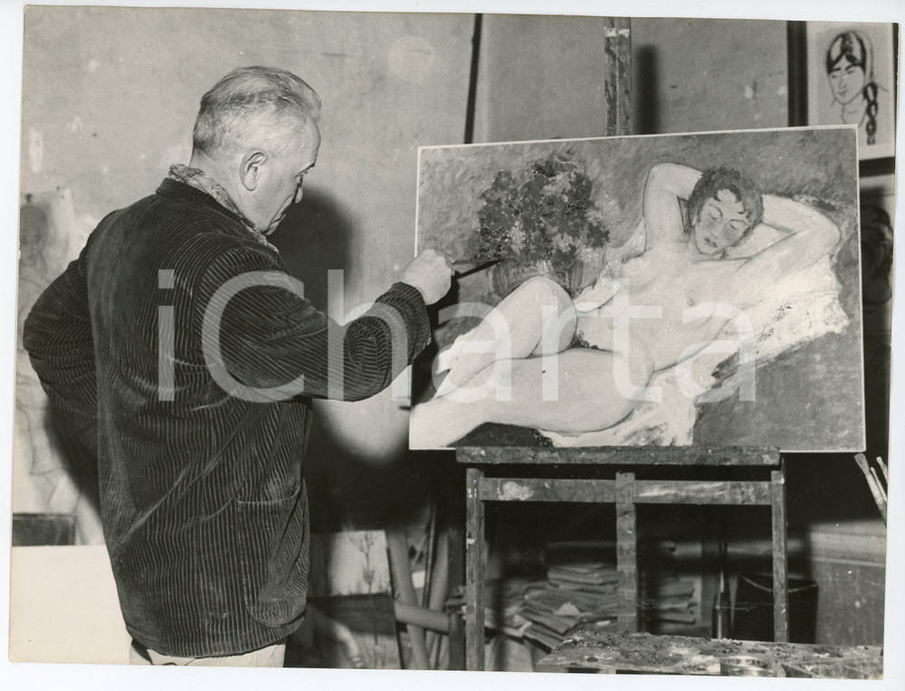 Fotografia d epoca originale 1960 ca Arnaldo BARTOLI nel documentario Il nostro pane sa di fiume  Foto 4 1