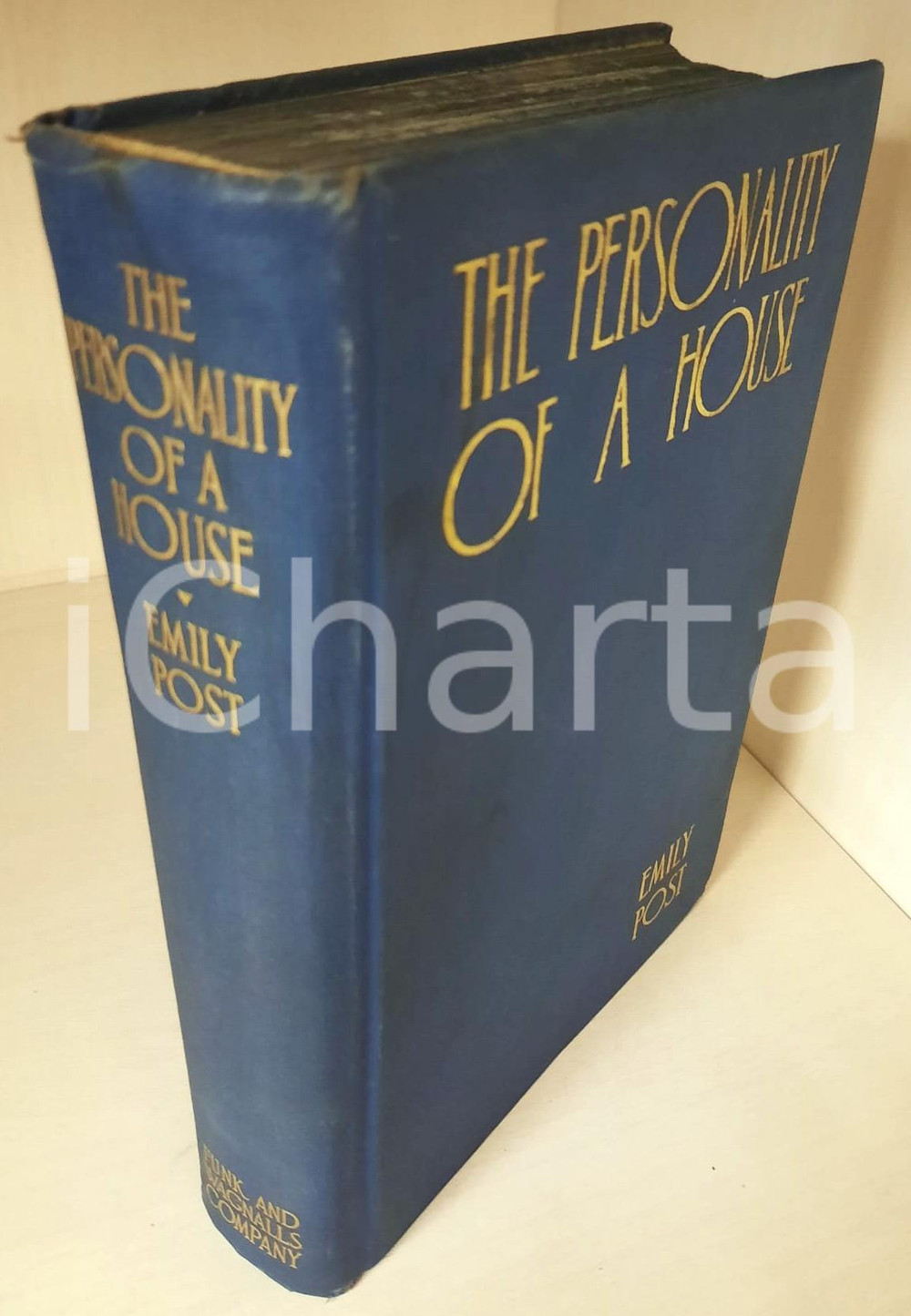 Libro, pubblicazione d epoca 1930 Emily POST The Personality of a House  Blue Book of Design and Decoration 1