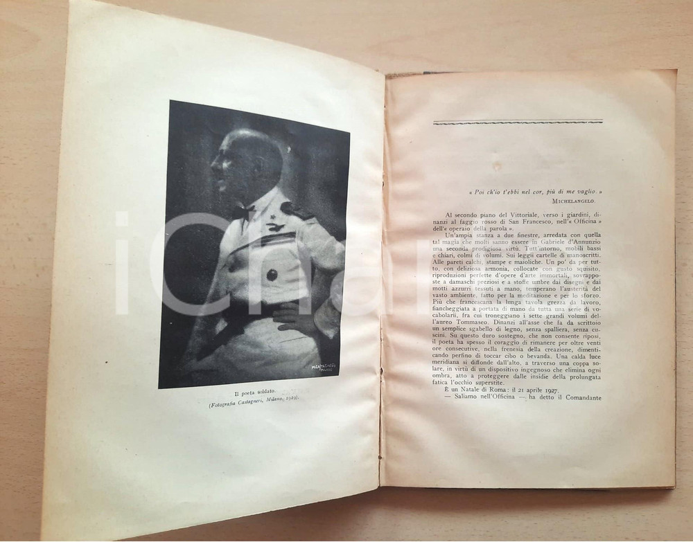 Libro, pubblicazione d epoca 1930 Angelo SODINI Asterischi dannunziani  A proposito della Edizione Nazionale 1