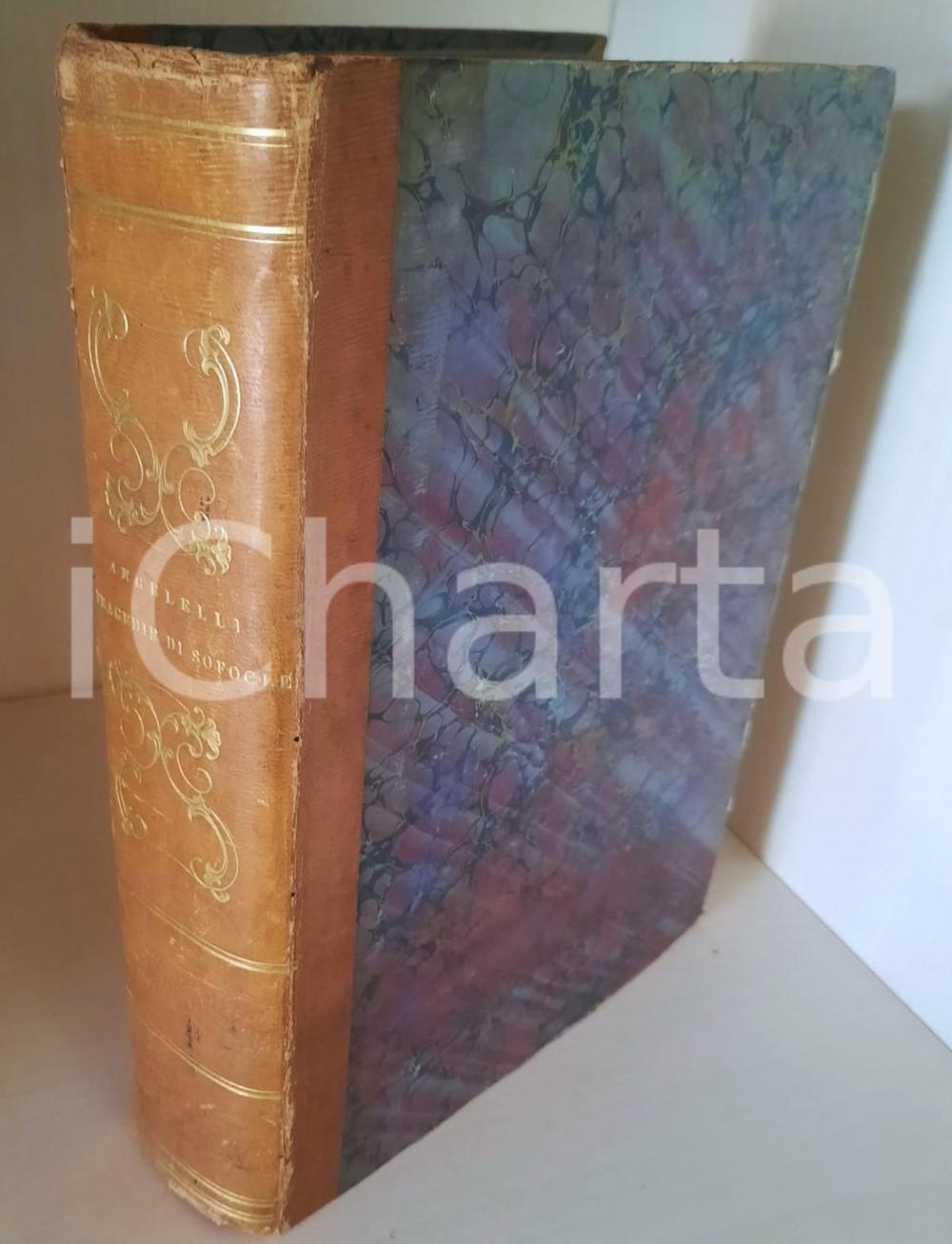 Libro, pubblicazione d epoca 182324 Tragedie di Sofocle  Trad. Massimo ANGELELLI 1edizione Annesio NOBILI 1