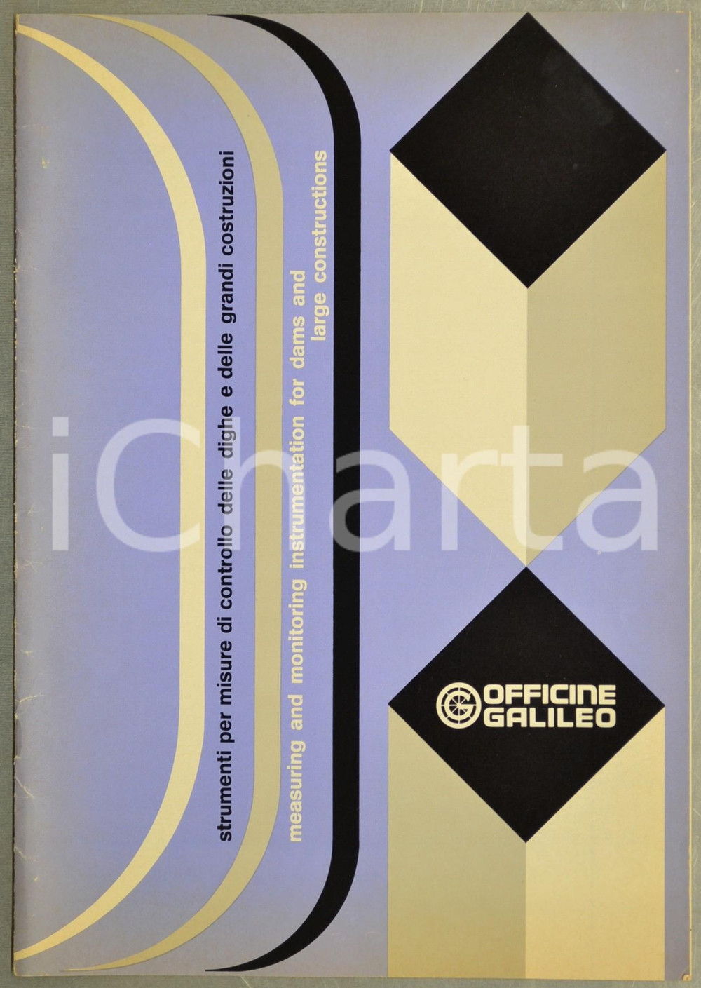 Materiale pubblicitario d’epoca 1974 OFFICINE GALILEO Strumenti misure controllo dighe e costruzioni 8 pp. 2 1