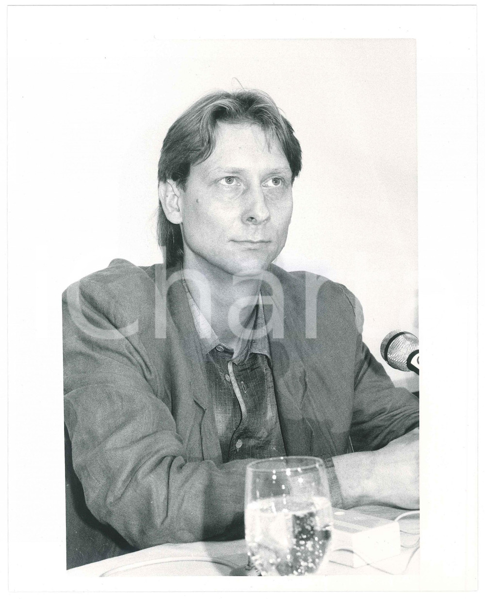 Fotografia d epoca originale 1987 VENEZIA  MOSTRA DEL CINEMA Uwe SCHRADER  Foto 20x25 cm 1