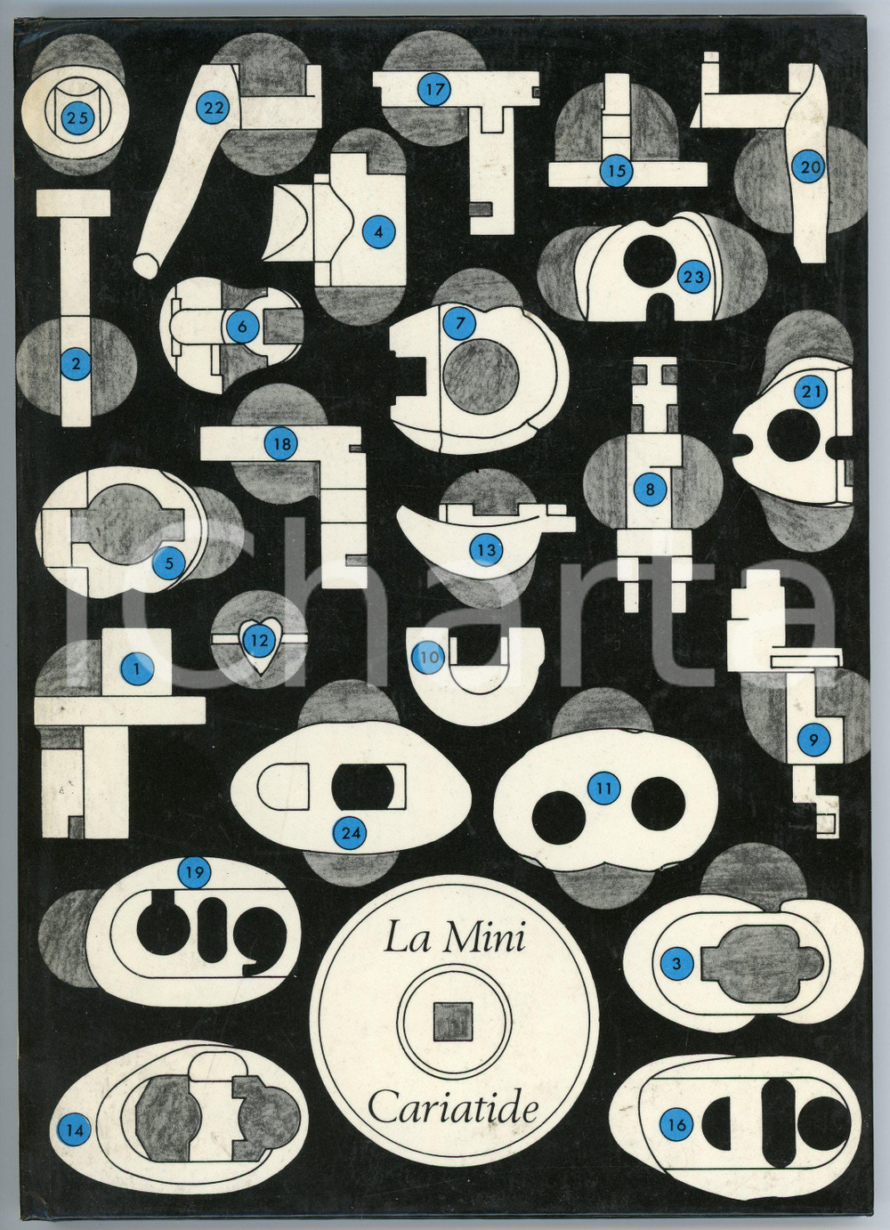 Libro, pubblicazione d epoca 1971 Miguel BERROCAL MiniCariatide III  Instructions for assembly MULTICETERA 1