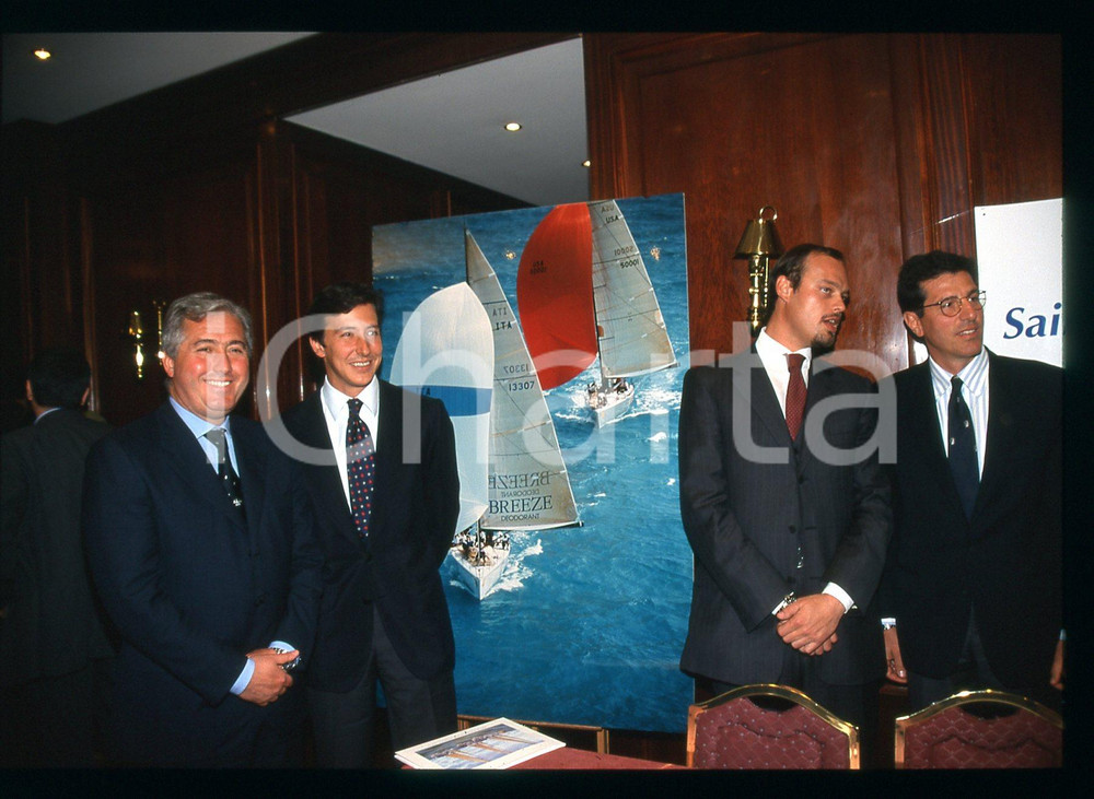 Fotografia d epoca originale 1990 ca VELA Bruno FINZI Ritratto 35mm VINTAGE SLIDE 2 1