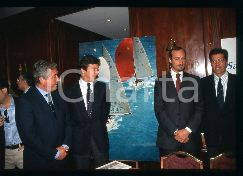 Fotografia d epoca originale 1990 ca VELA Bruno FINZI Ritratto 35mm VINTAGE SLIDE 3 1