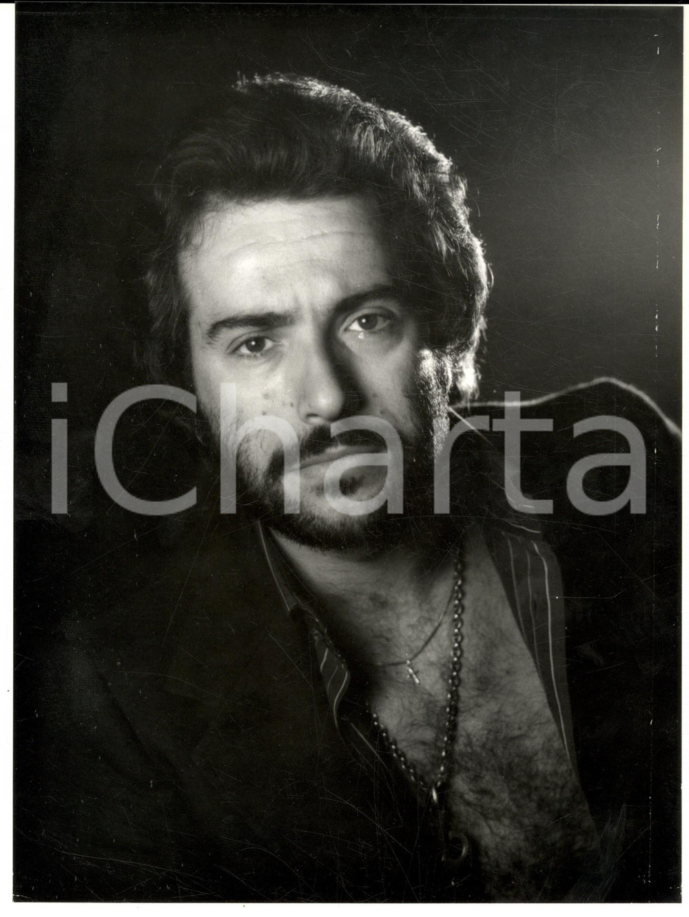 Fotografia d epoca originale 1970 ca COSTUME ITALIA Ritratto Augusto MARTELLI 3  Foto 18x24 1