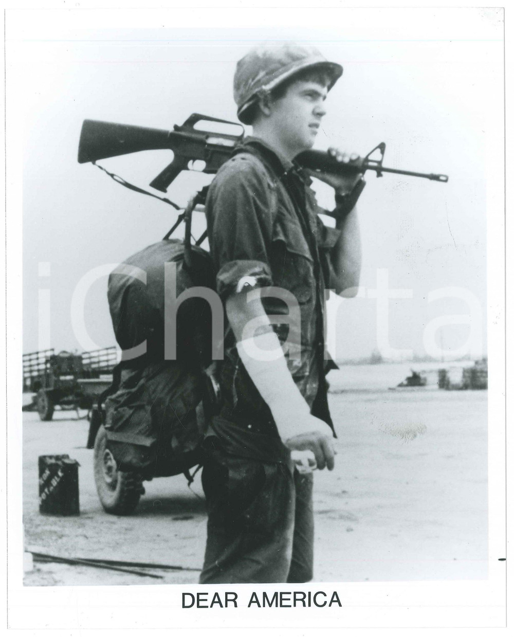 Fotografia d epoca originale 1987 CINEMA Dear America: Letters Home from Vietnam  Bill COUTURIÃˆ Photo 4 1