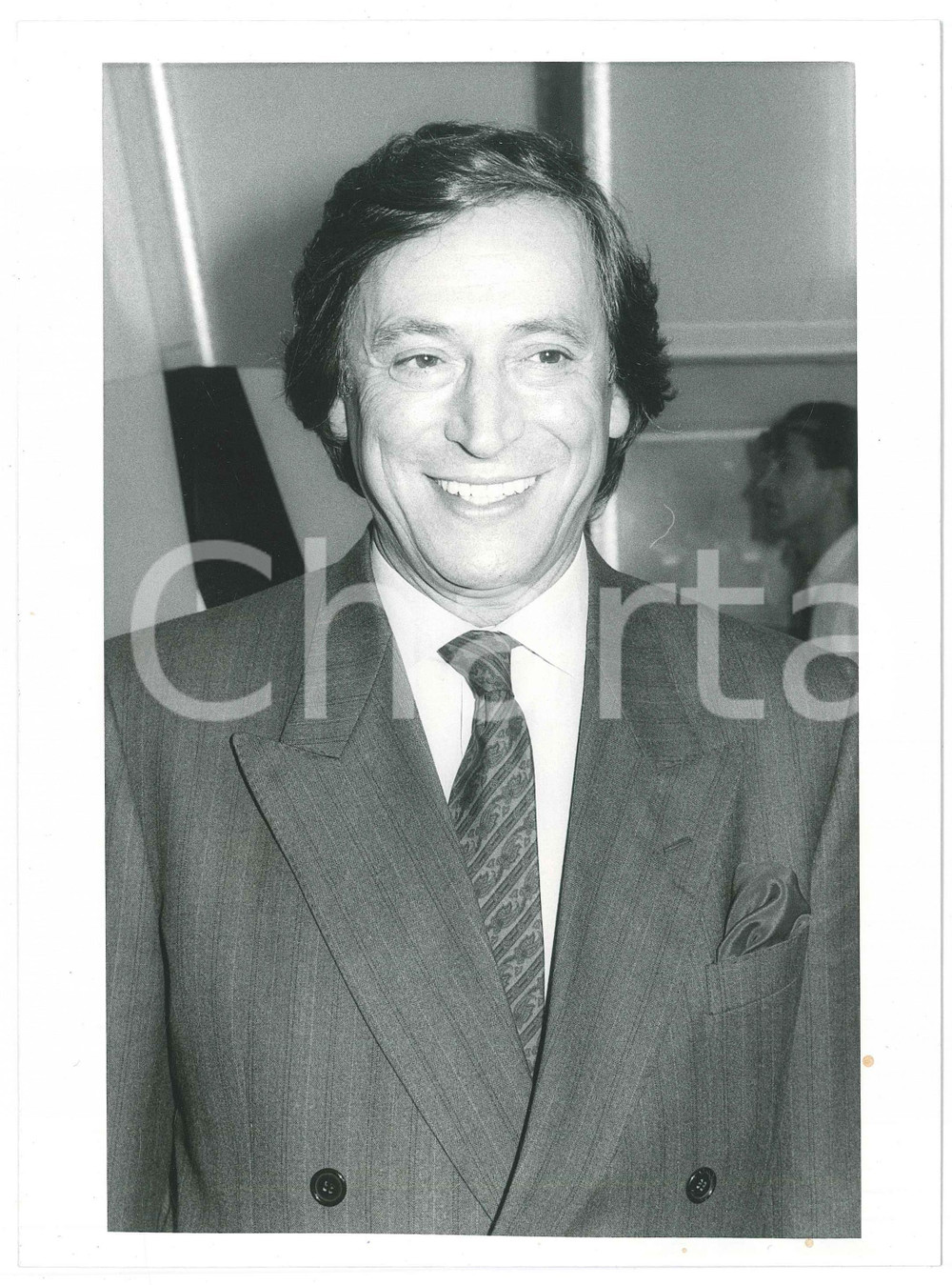 Fotografia d epoca originale 1986 RETE 4 Un fantastico tragico venerdÃ¬  Guido ANGELI Ritratto  Foto 2 1