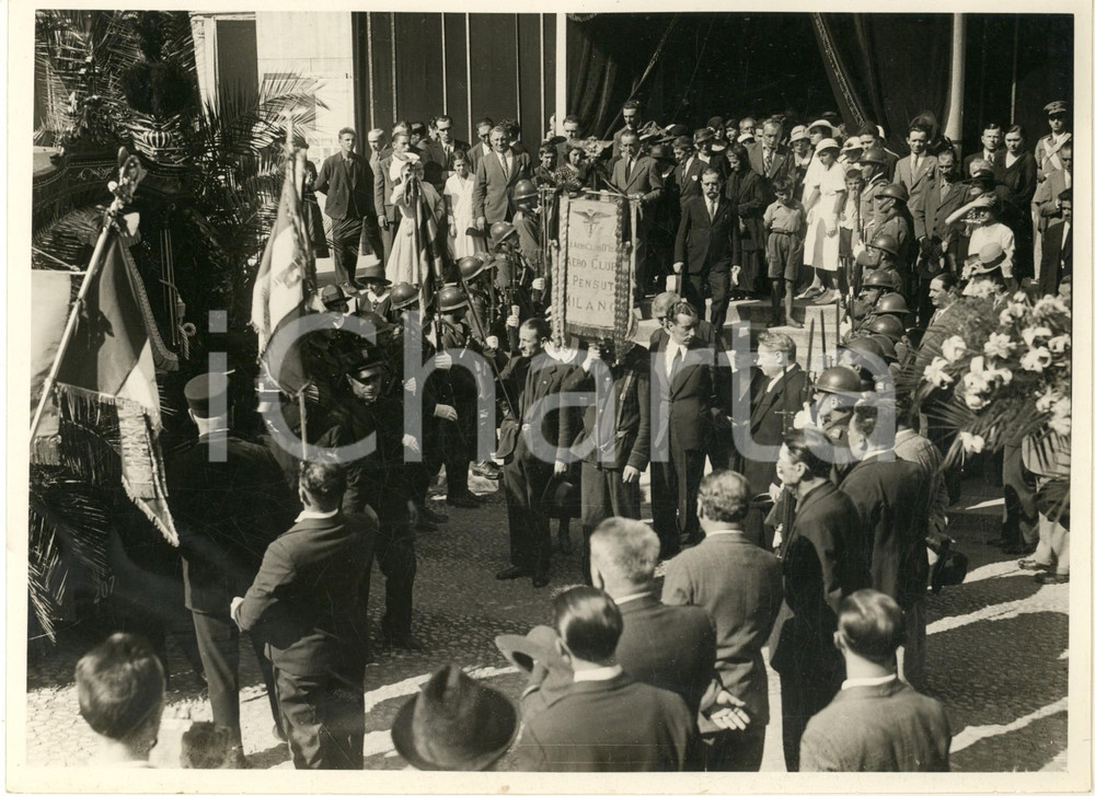 Fotografia d epoca originale 1930 ca MILANO piazza Wagner  Chiesa San Pietro in Sala  Funerali Foto 3 1