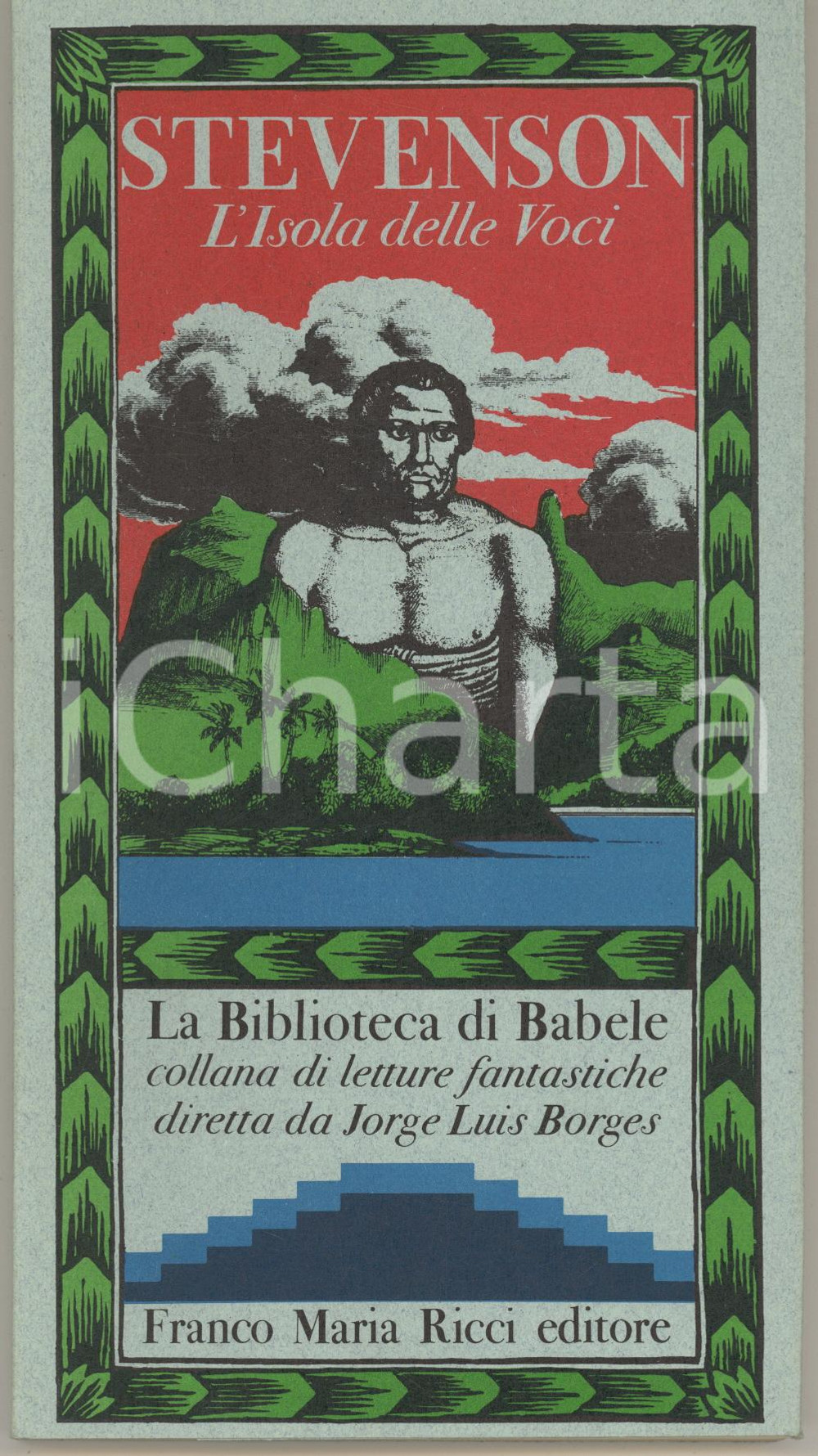 Libro, pubblicazione d epoca 1979 R. L. STEVENSON L isola delle voci Franco Maria RICCI Biblioteca di Babele 1