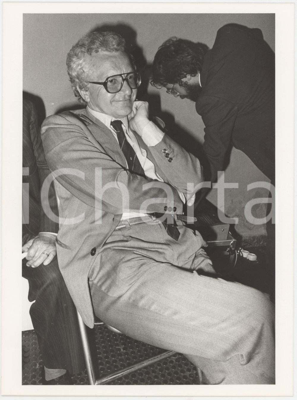 Fotografia d epoca originale 1985 ca ITALIA Paolo BENZONI Amministratore delegato SIP Foto 18x24 2 1