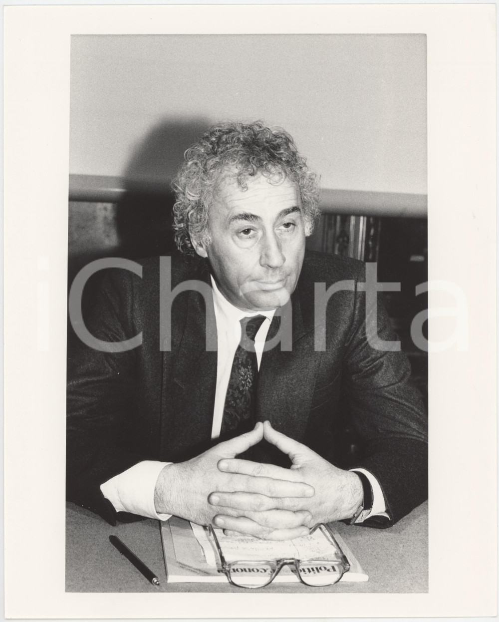 Fotografia d epoca originale 1985 ca POLITICA PCI  Silvano ANDRIANI  Ritratto Foto 1