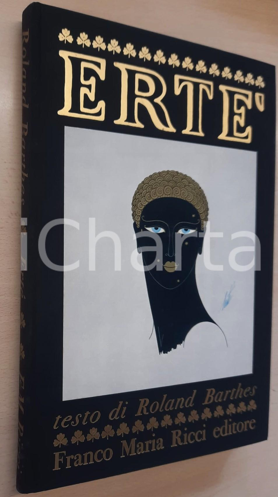 Libro, pubblicazione d epoca 1970 Roland BARTHES  Erté Romain de Tirtoff FMR Franco Maria Ricci 1