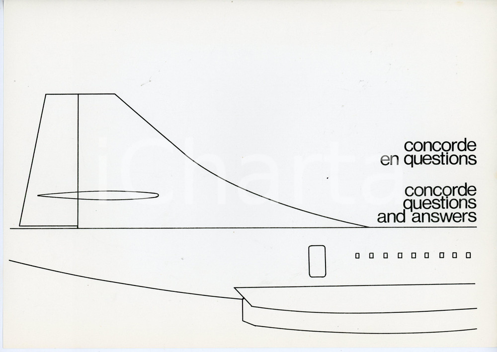 Libro, pubblicazione d epoca 1976 AIR FRANCE  CONCORDE en questions  Questions and answers  Press kit 1