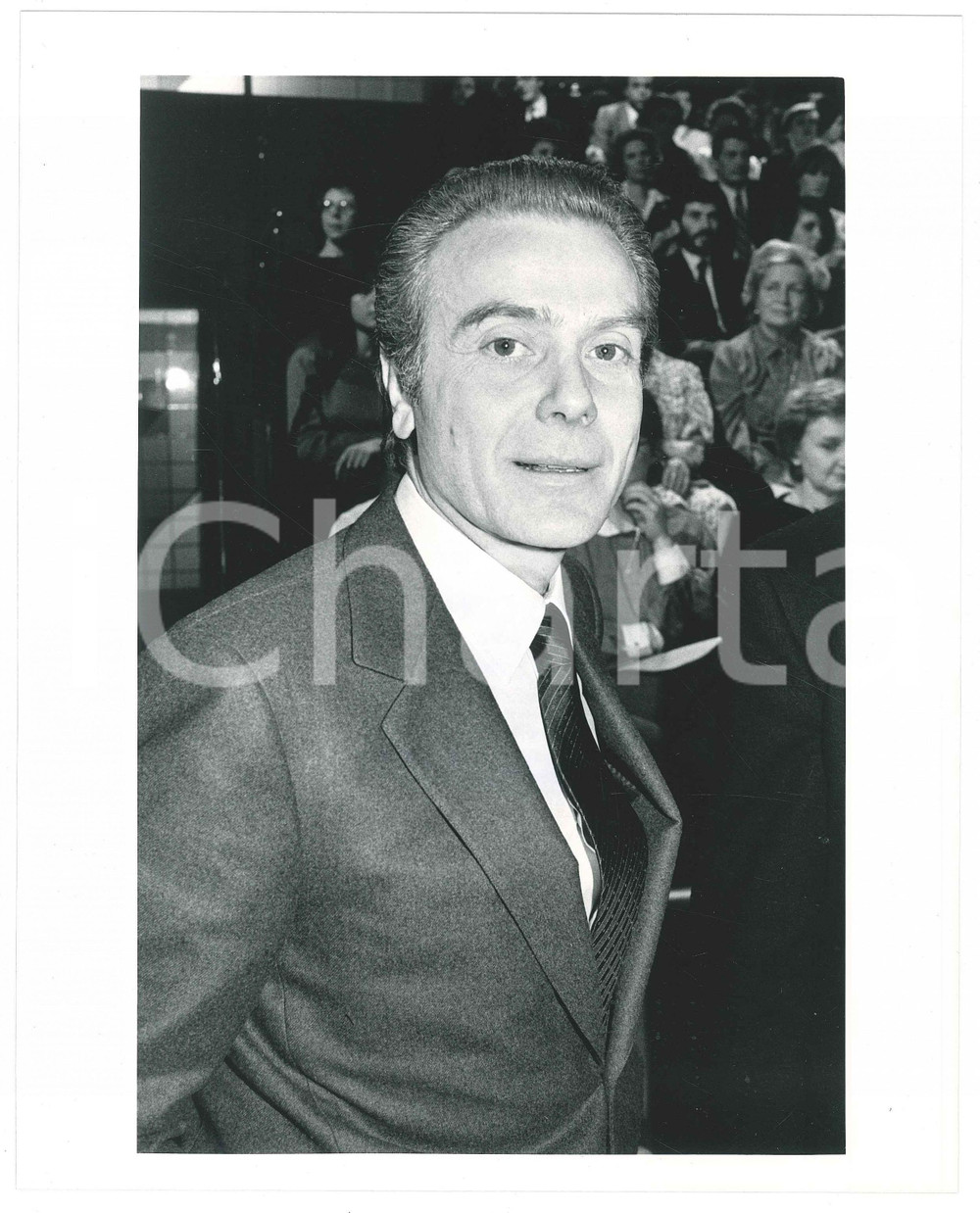 Fotografia d epoca originale 1990 ca FININVEST Vicepresidente Gianni LETTA  Foto 20x25 cm 5 1