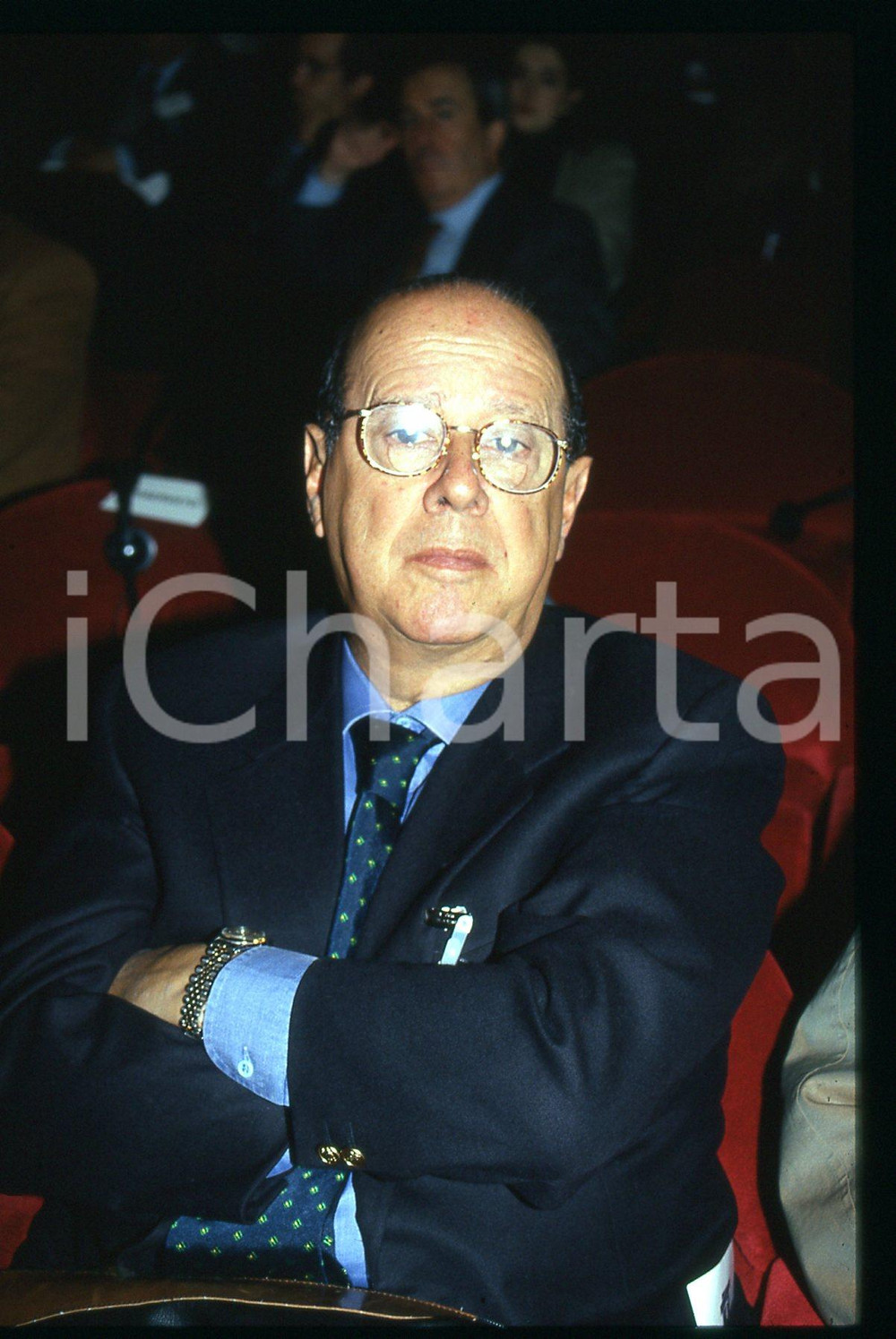 Fotografia d epoca originale 1990 ca COSTUME  Franco BRUNO Presidente AGIS 35mm VINTAGE SLIDE 3 1