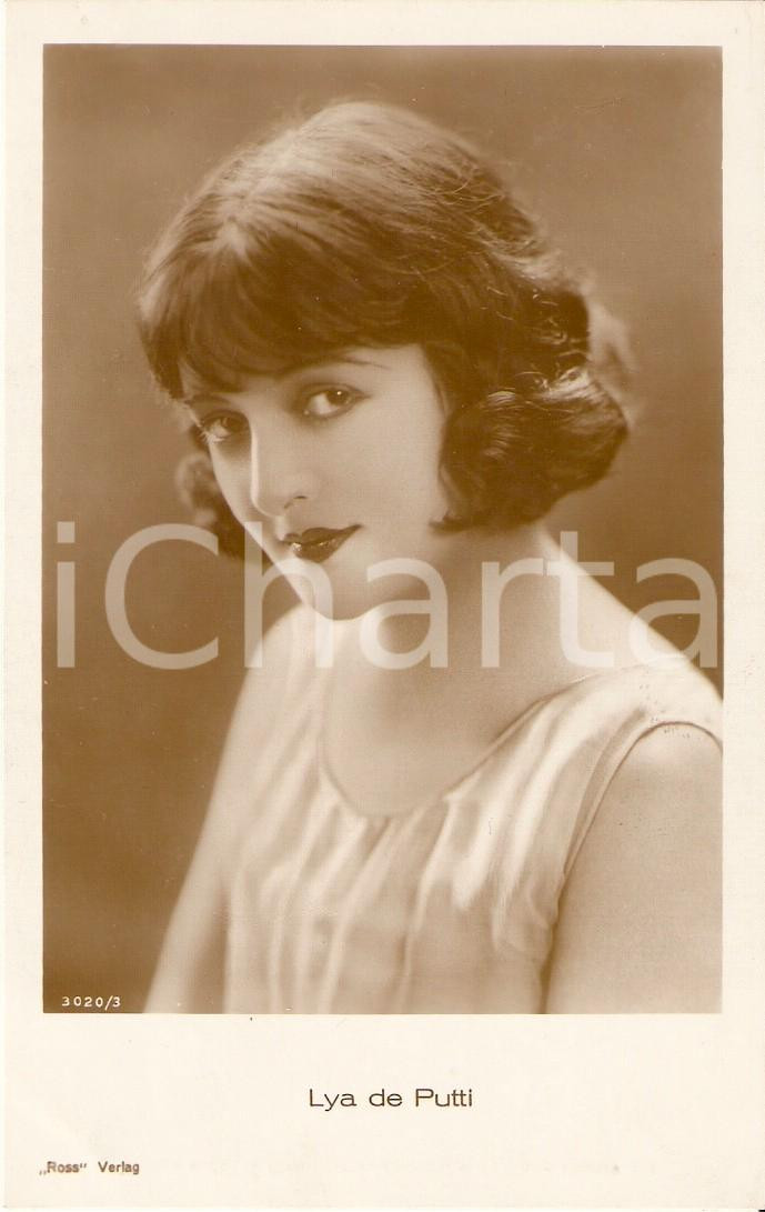 Cartolina originale da collezione 1930 ca CINEMA Actress Lya DE PUTTI Portrait Cartolina FP NV 1