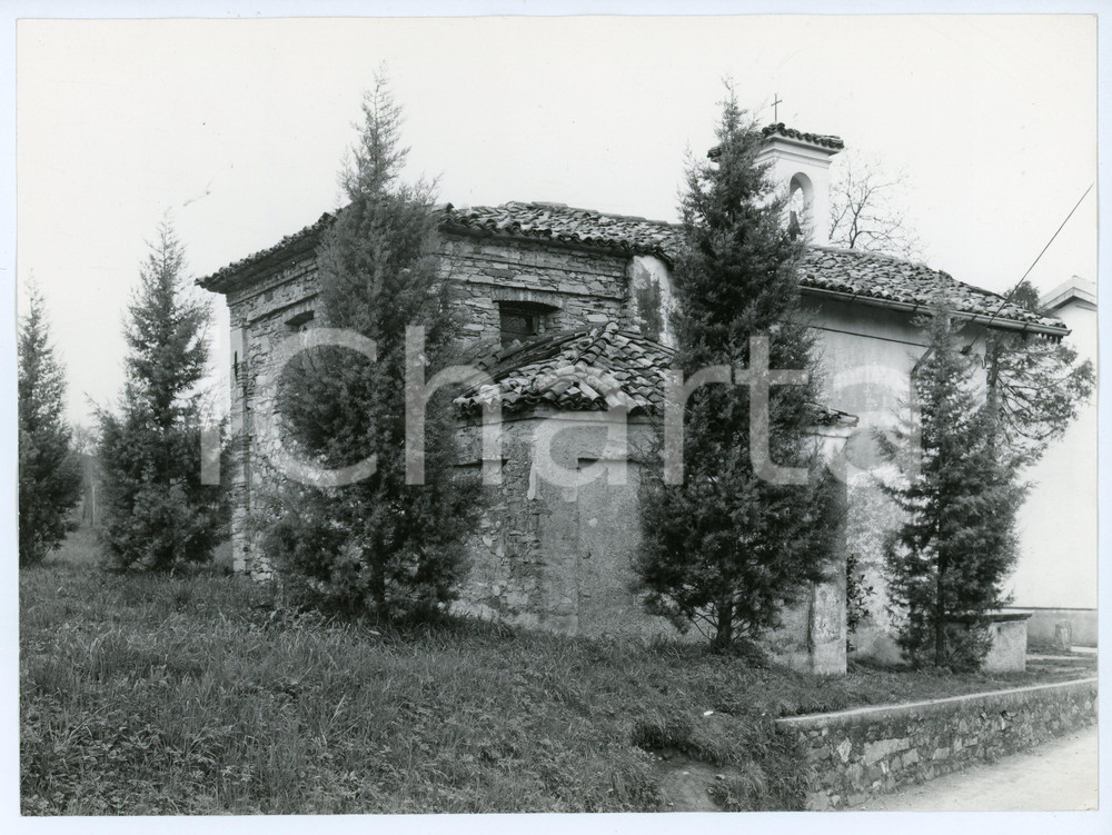Fotografia d epoca originale 1965 ca BUGUGGIATE  ERBAMOLLE Chiesa di Santa Caterina d Alessandria  Foto 1