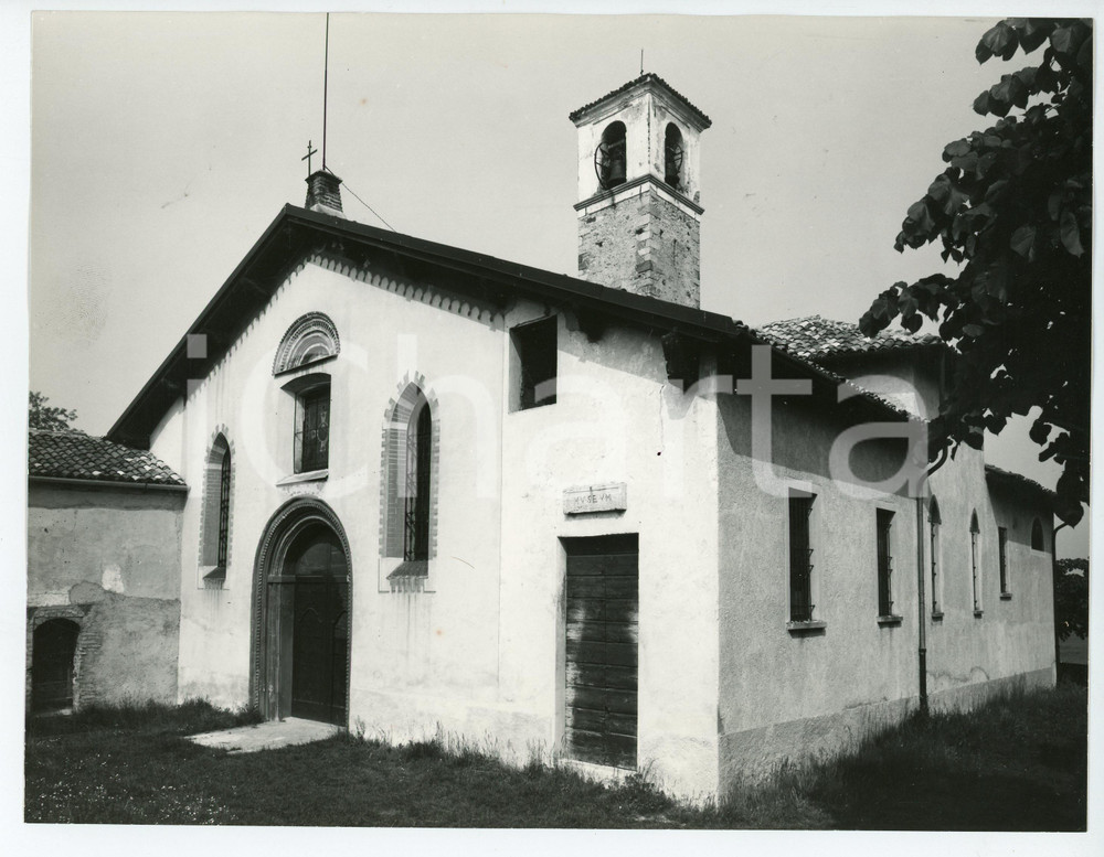 Fotografia d epoca originale 1965 ca BRUNELLO VA Chiesa di Santa Maria Annunciata  Foto 24x18 cm 1 1
