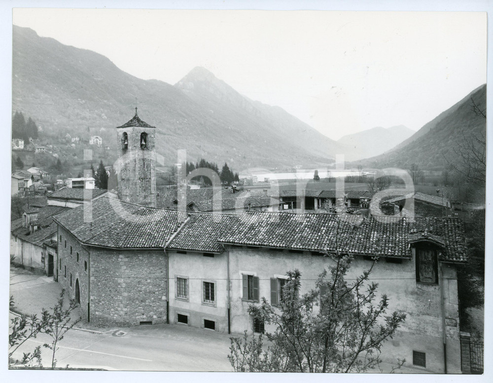 Fotografia d epoca originale 1965 ca VALGANNA VA Badia di San Gemolo a Ganna  Foto 24x18 cm 1