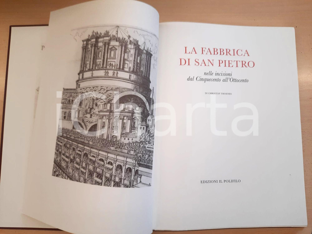 Libro, pubblicazione d epoca 2000 C. THOENES La fabbrica di San Pietro nelle incisioni Ed. IL POLIFILO 2 1