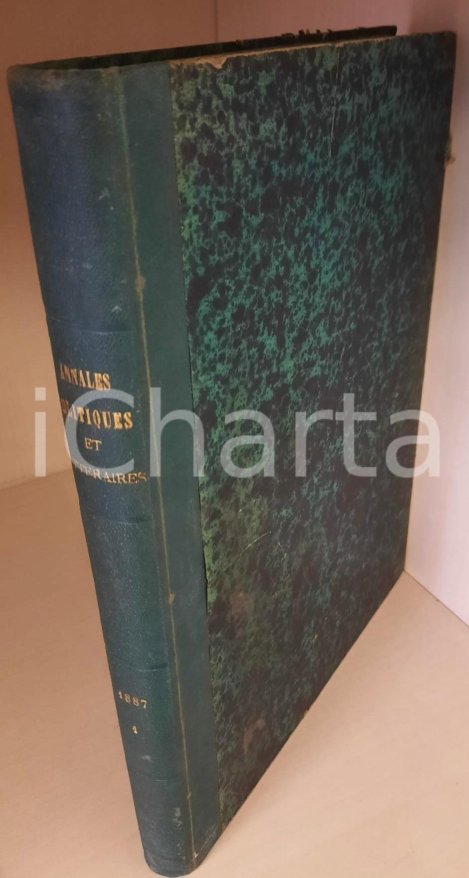 Libro, pubblicazione d epoca 1887 LES ANNALES POLITIQUES & LITTERAIRES Revue populaire  1° semestre 1