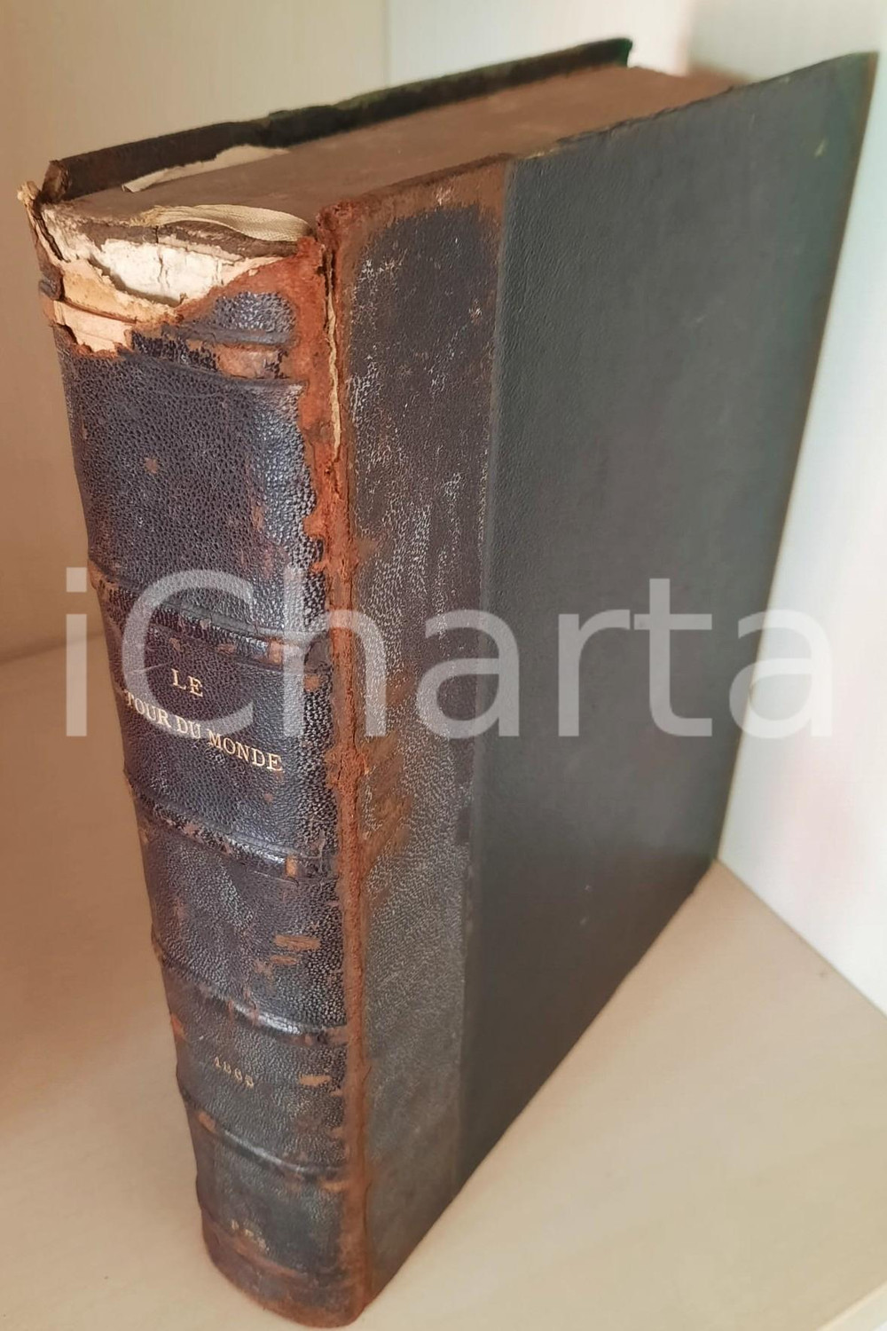 Libro, pubblicazione d epoca 1865 LE TOUR DU MONDE Nouveau journal des voyages Rilegato  Annata completa 1