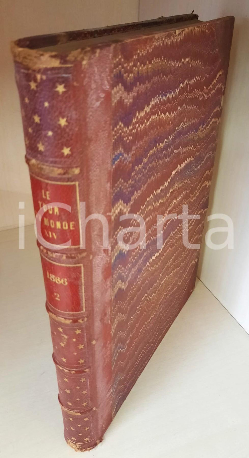 Libro, pubblicazione d epoca 1866 LE TOUR DU MONDE Nouveau journal des voyages  2ème semestre Rilegato 1