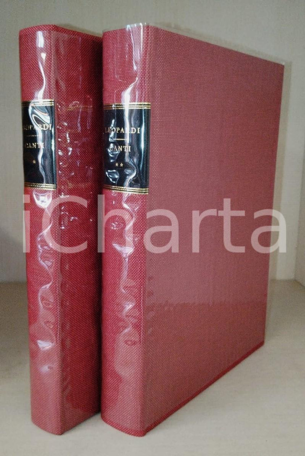 Libro, pubblicazione d epoca 1984 Giacomo LEOPARDI Canti  Edizione critica e autografi POLIFILO  2 Vol. 3 1