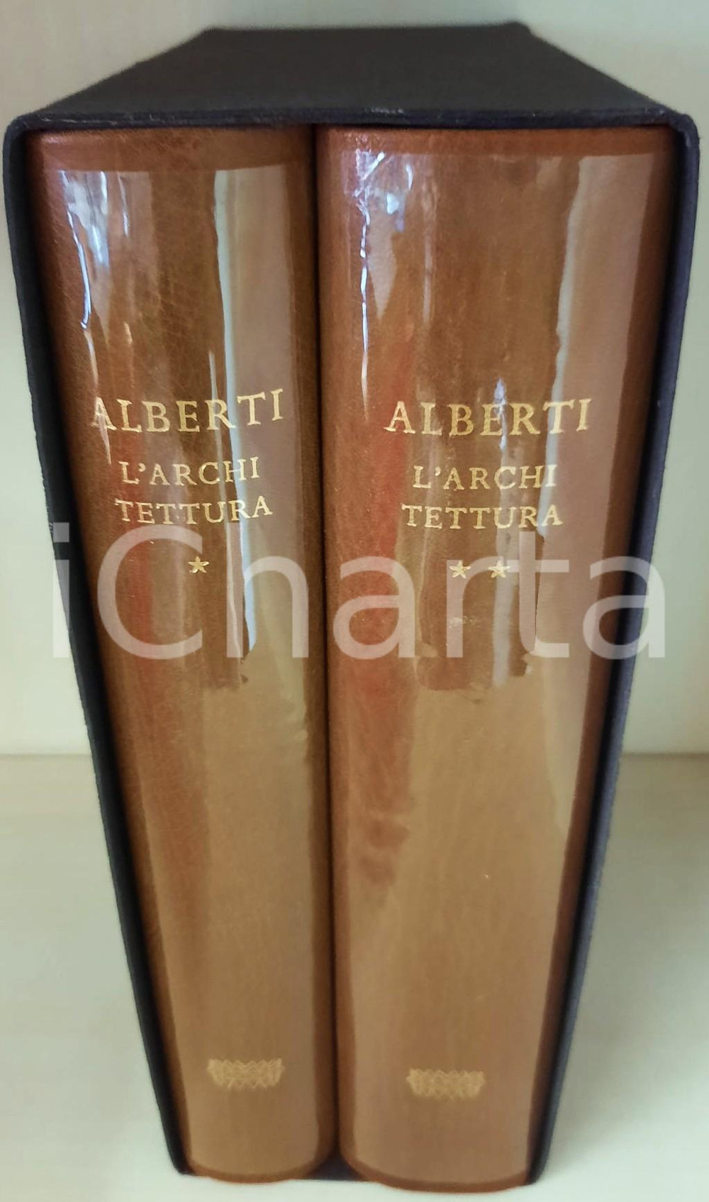 Libro, pubblicazione d epoca 1966 Leon Battista ALBERTI L architettura  Edizione LUSSO  IL POLIFILO 2 voll. 1