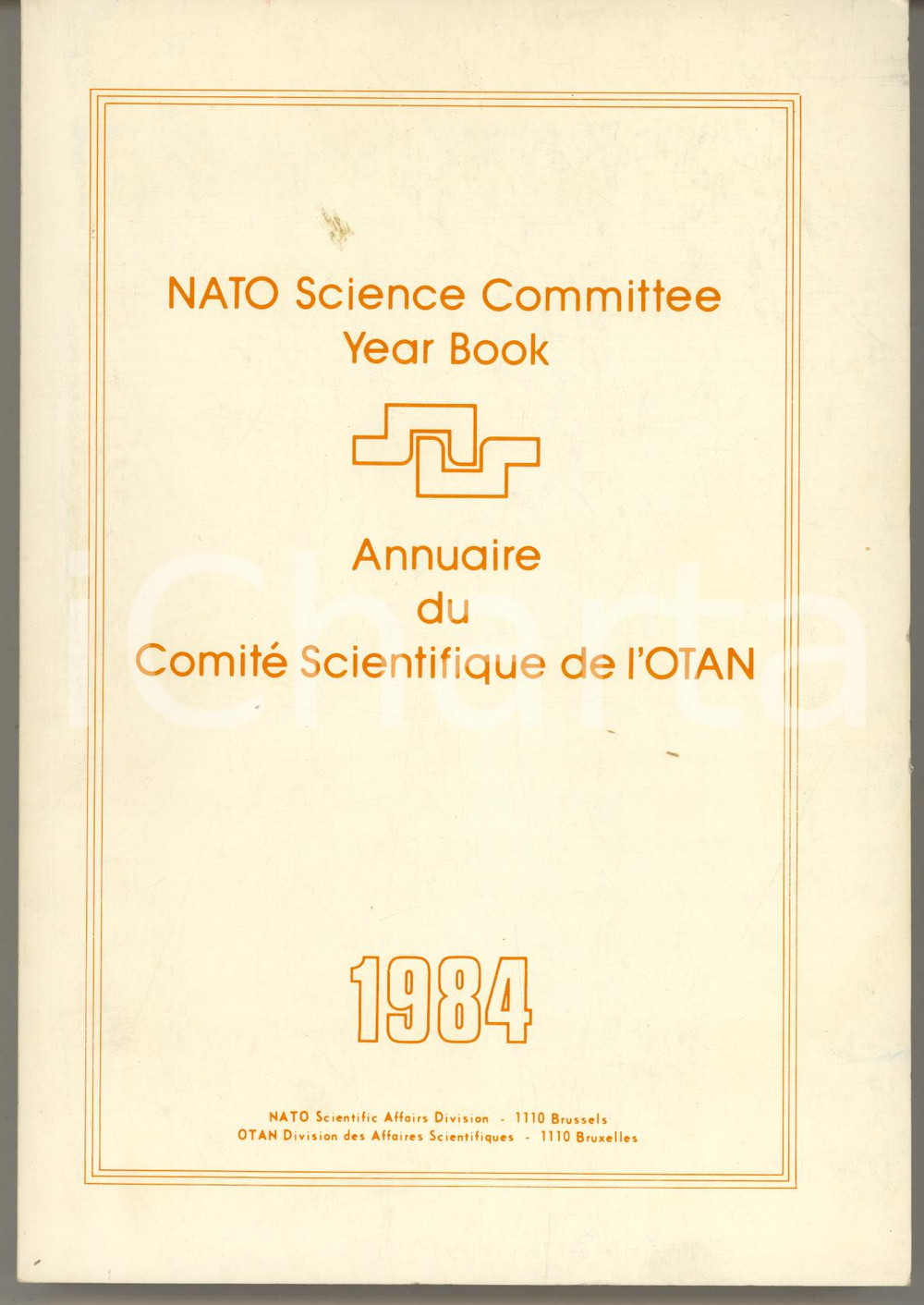 Libro, pubblicazione d epoca 1984 NATO Science Committee Year Book 382 pp. 1