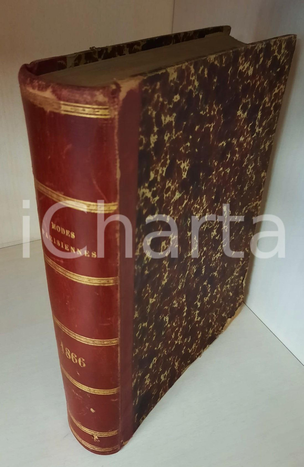 Giornale, rivista storica 1866 FRANCE  Modes Parisiennes  Annata completa ILLUSTRATA  RARO 1