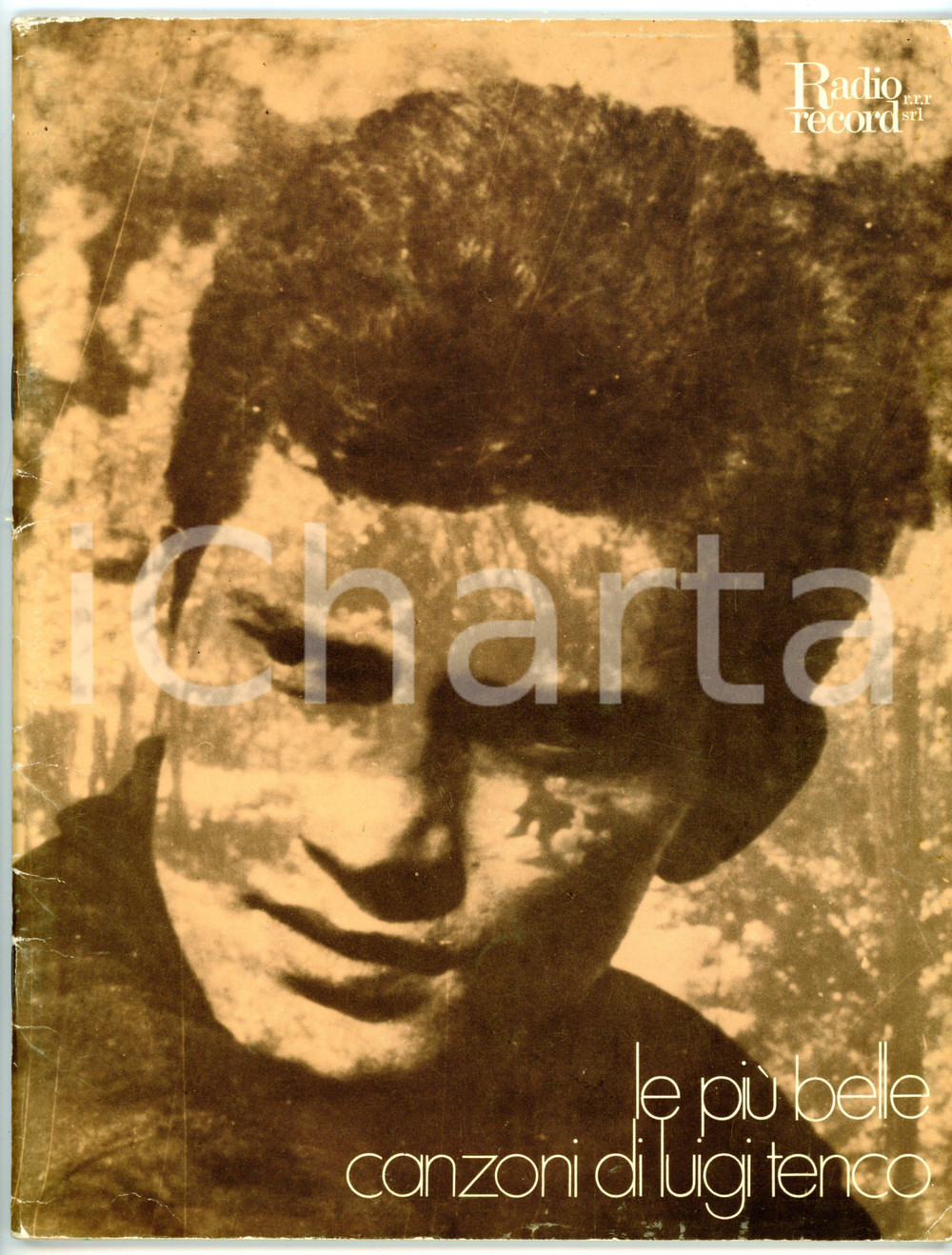 Oggetto da collezione cartaceo 1973 Le più belle canzoni di Luigi TENCO  Raccolta spartiti Radio Record R.R.R. 1
