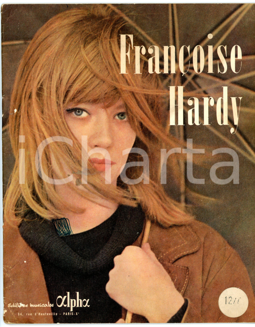 Oggetto da collezione cartaceo 1962 Francoise HARDY 10 canzoni con Roger SAMYN Spartiti  Editions ALPHA 1