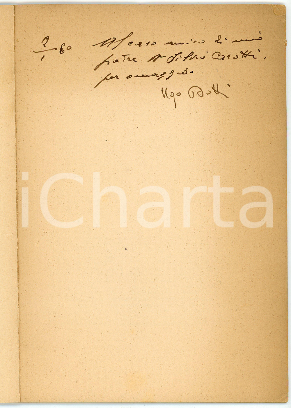Libro, pubblicazione d epoca 1960 Ugo DOTTI Aspetti della tematica petrarchesca  Invio AUTOGRAFO 1