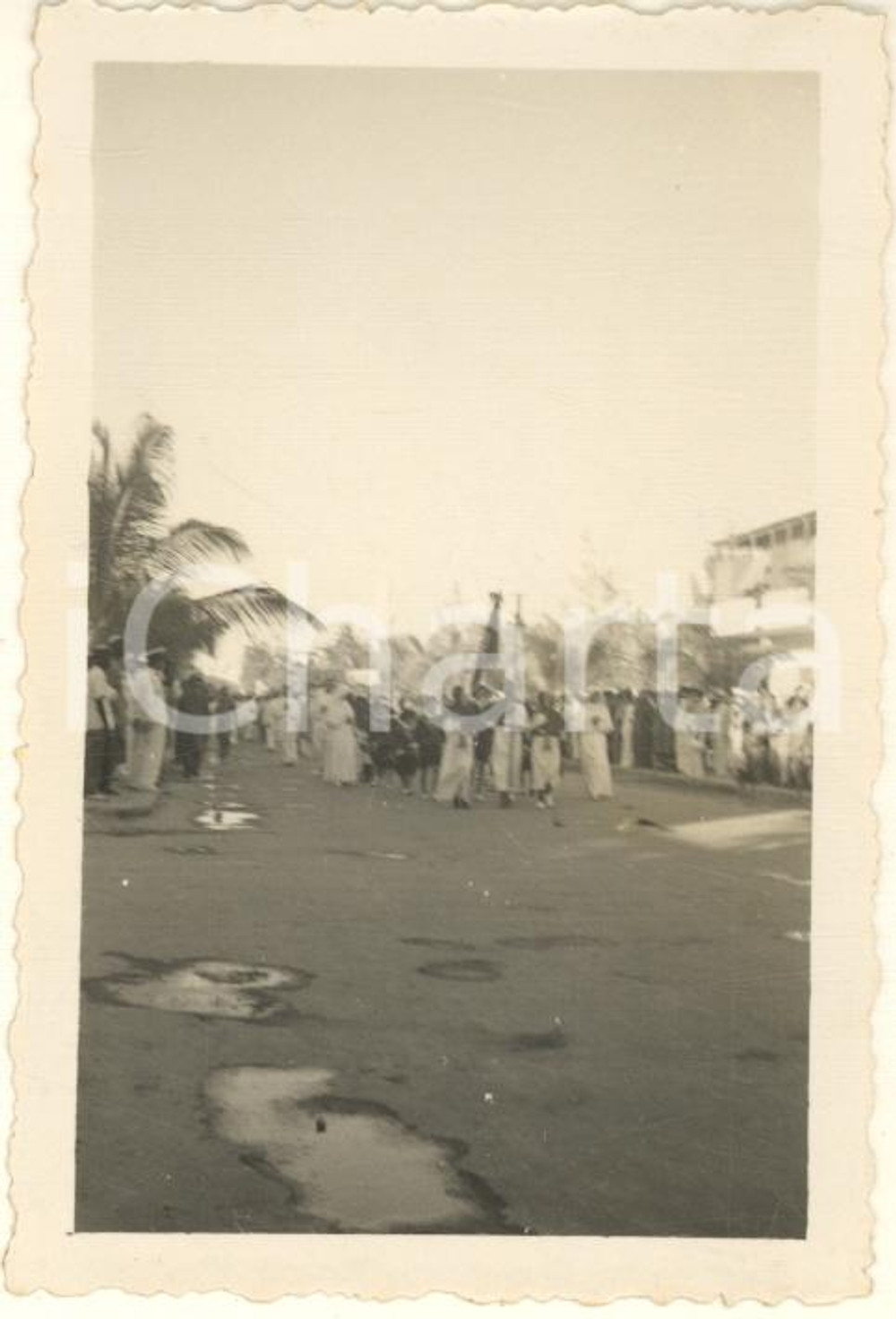 Fotografia d epoca originale 1936 AOI MOGADISCIO SOMALIA Processione del Corpus Domini Foto 9x6 cm 2 1