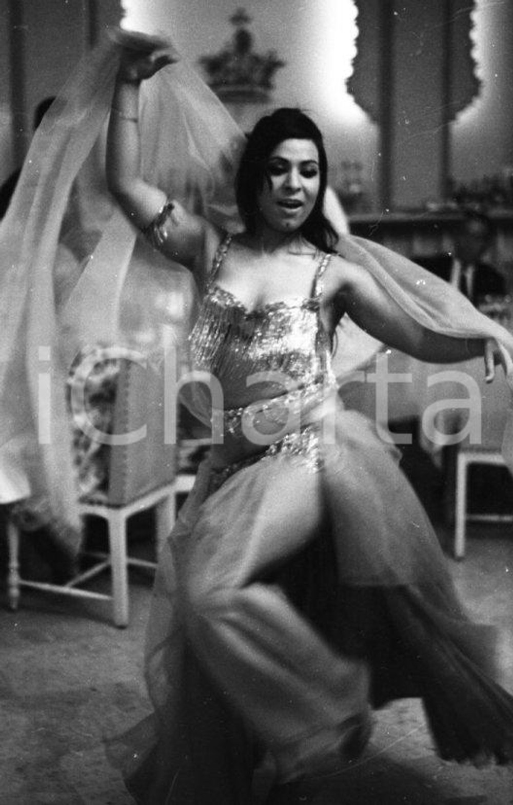 Fotografia d epoca originale 1968 TUNISI La danza del ventre NEGATIVO ORIGINALE 3 1