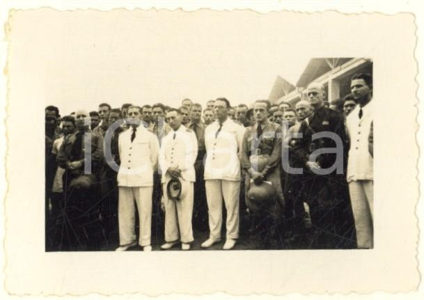Fotografia d epoca originale 1936 AOI MOGADISCIO SOMALIA Pasqua al campo italiano  Messa Foto 8x5 2 1