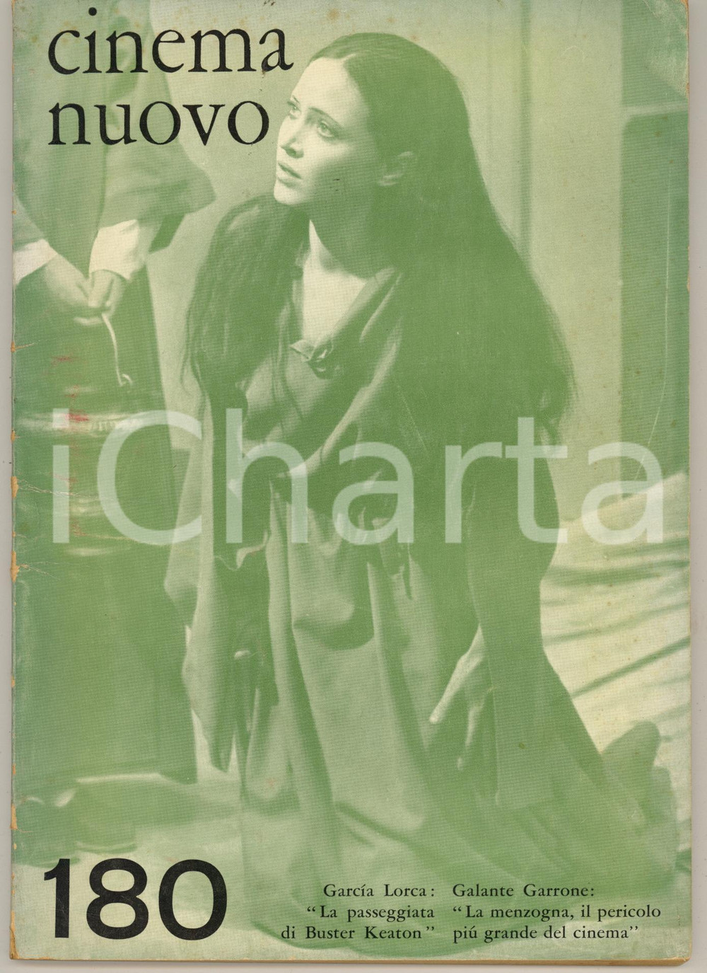 Giornale, rivista storica 1966 CINEMA NUOVO Chaplin e la critica  Buster Keaton Rivista n°180 1