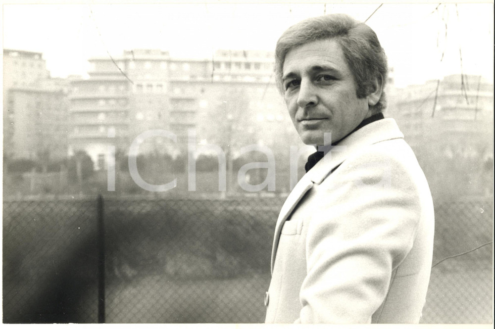 Fotografia d epoca originale 1975 ca COSTUME ITALIA Attore Ugo PAGLIAI  Ritratto Foto 30x20 cm 1 1