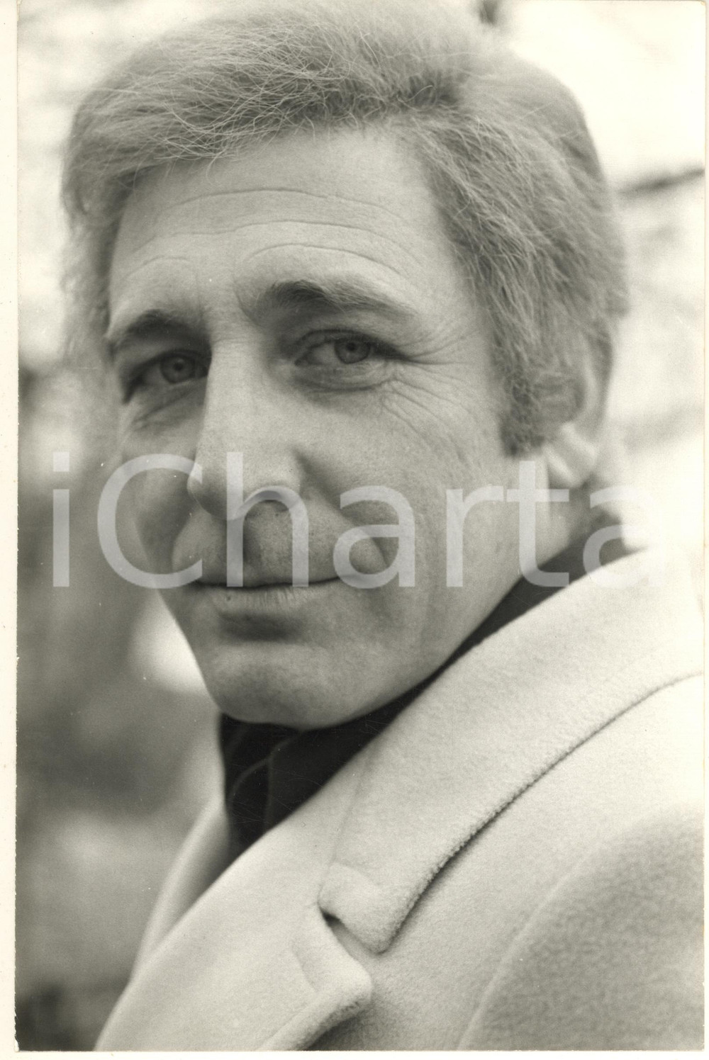 Fotografia d epoca originale 1975 ca COSTUME ITALIA Attore Ugo PAGLIAI  Ritratto Foto 20x30 cm 2 1