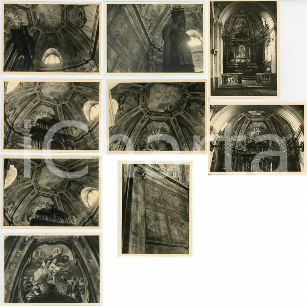 Fotografia d epoca originale 1940 ca OLGIATE OLONA Chiesa dei Santi Stefano e Lorenzo  Lotto 9 foto 1