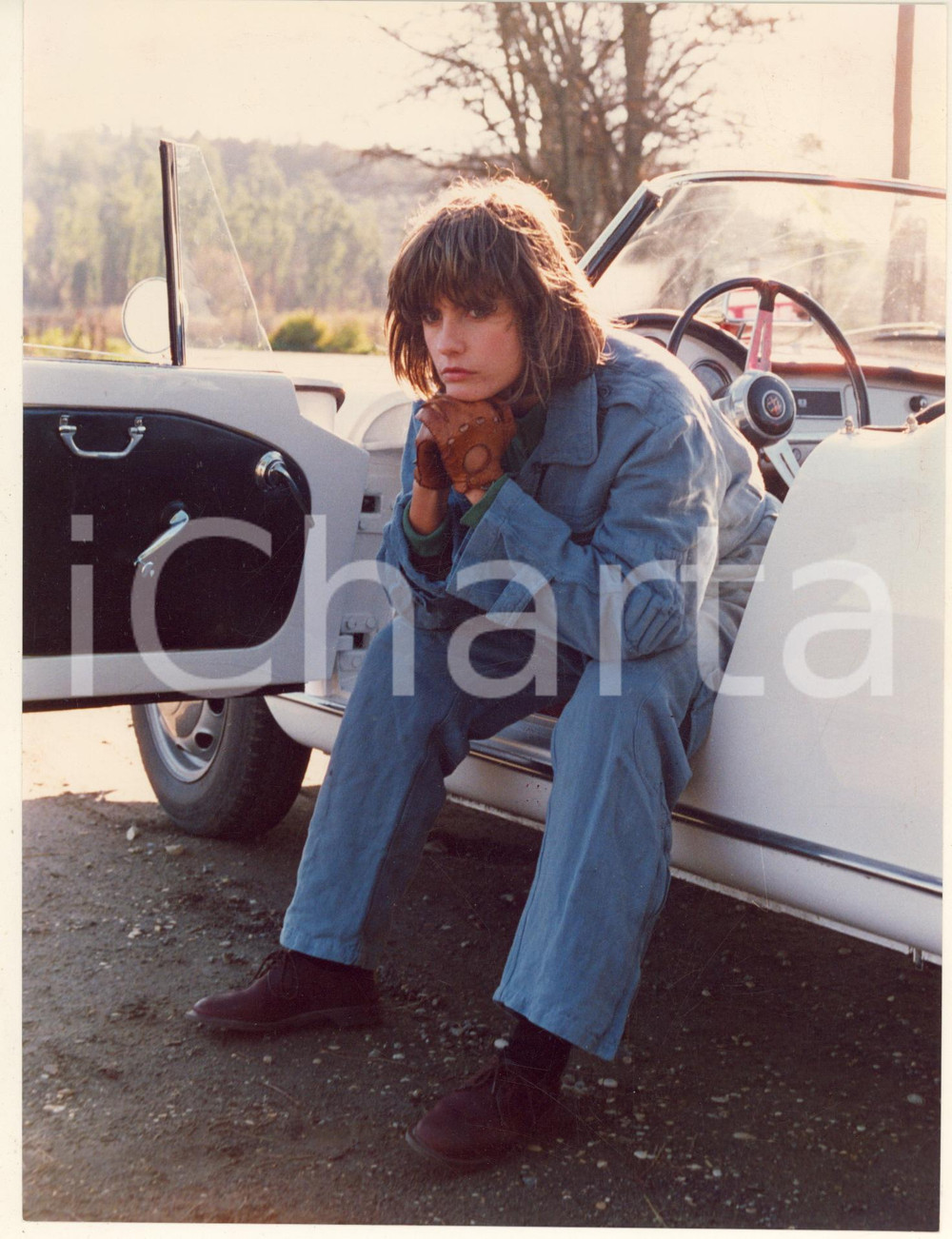 Fotografia d epoca originale 1988 CINEMA Film Appuntamento a Liverpool Isabella FERRARI  Foto 18x24 cm 1