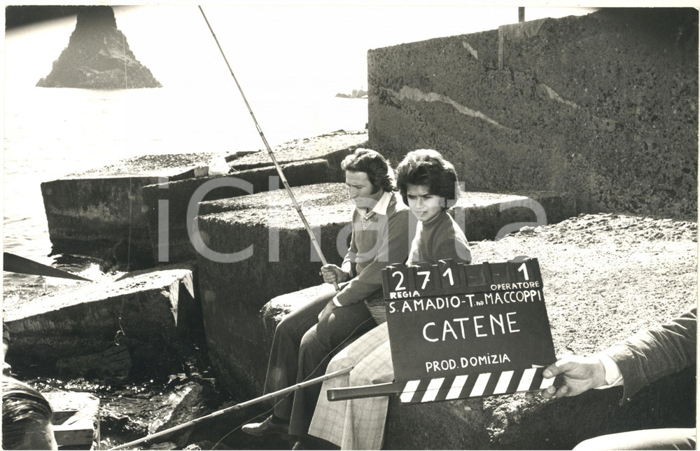 Fotografia d epoca originale 1974 SICILIA CINEMA Film Catene  Maurizio MERLI Marco LIOFREDI Foto 2 1