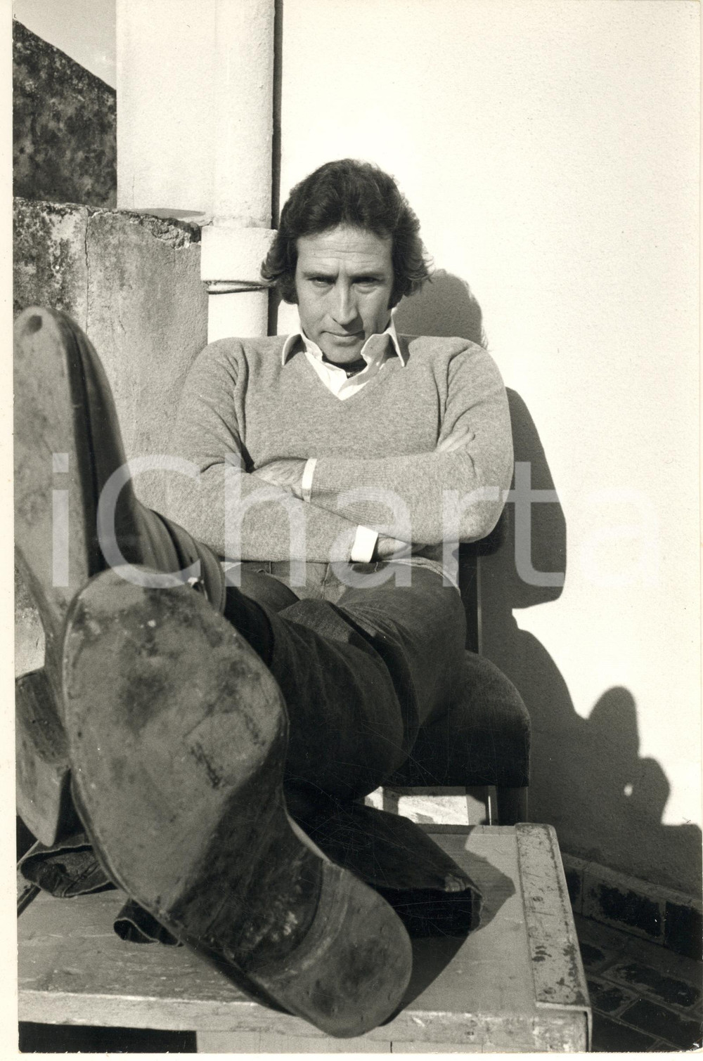 Fotografia d epoca originale 1974 SICILIA Film Catene  Maurizio MERLI sul set  Ritratto Foto 1 1