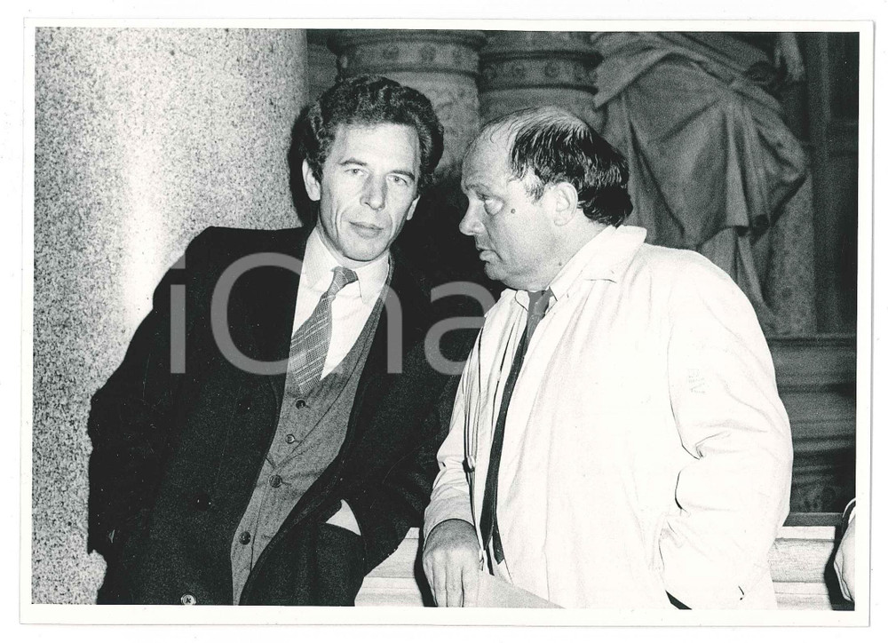 Fotografia d epoca originale 1984 WIEN Justizpalast  Hans PRETTEREBNER Udo PROKSCH Phot8 17x12 cm 1