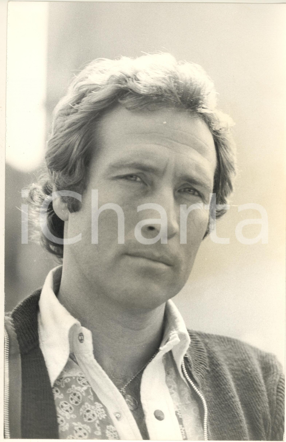 Fotografia d epoca originale 1970 ca CINEMA ITALIA Attore Maurizio MERLI  Ritratto  Foto 20x30 4 1