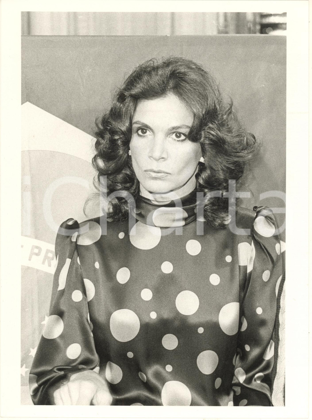 Fotografia d epoca originale 1982 ? TV ITALIA Attrice Florinda BOLKAN  Foto 24x18 cm 3 1
