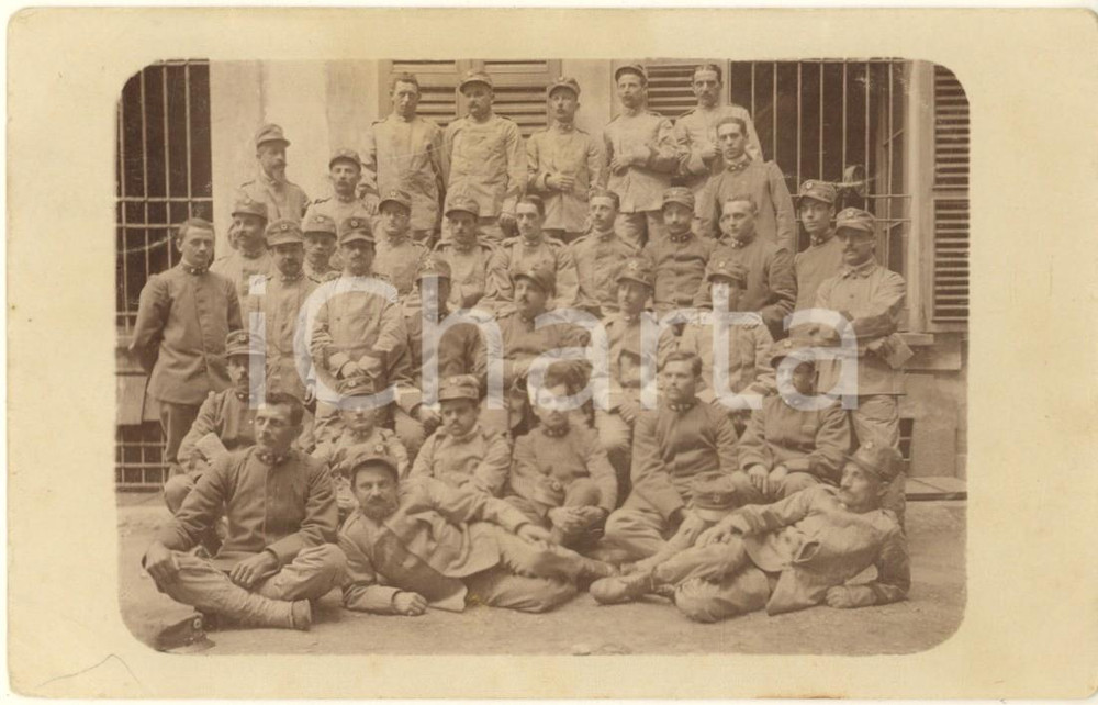 Fotografia d epoca originale 1915 ca REGIO ESERCITO ITALIA  SANITA   Gruppo di ufficiali Foto 14x9 cm 1