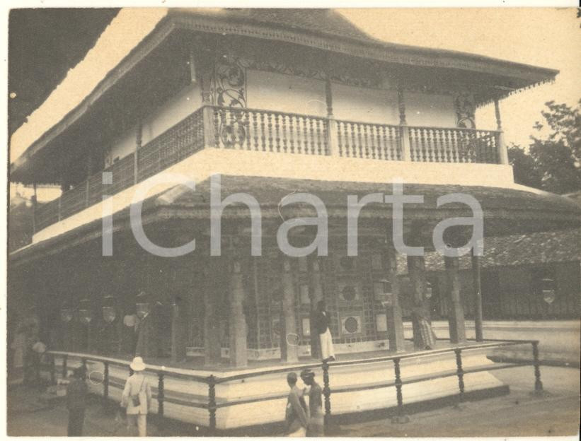 Fotografia d epoca originale 1910 ca KANDY SRI LANKA Temple of the Sacred Tooth Relic  Photo 10x8 cm 3 1
